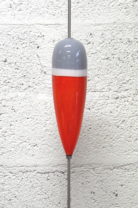 Flotteur en verre, création Celsius par Eric Lemarié souffleur de verre