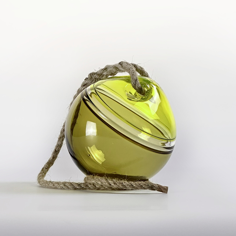 bouée ronde moyenne en verre soufflé Eric Lemarie